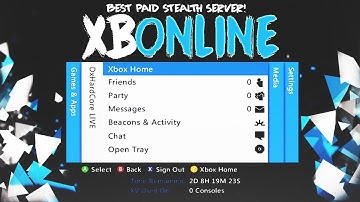 NEW UPDATED!! XBONLINE STEALTH SERVER 17511!! | BEAST OFFHOST MENU + PAID SERVER!! (JTAG/RGH)