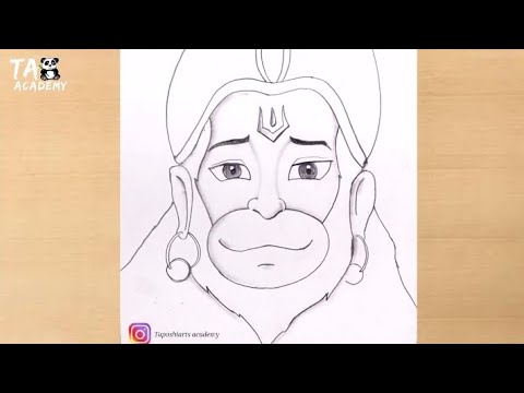 Hanuman Ji sketch on A3 sheet - YouTube-tuongthan.vn