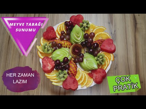 📣Meyve Tabağı Sunumu Meyve Sunumu🍎Meyve Tabağı Hazırlığı💯Sunum Meyve Hazırlığı🍊Fruit