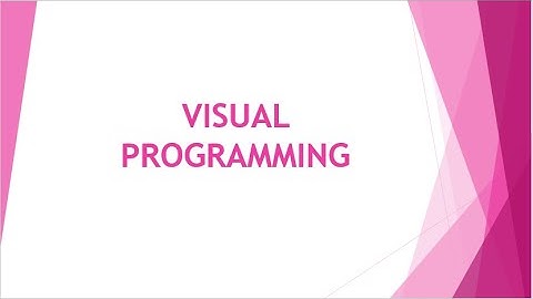 Lesson 5 | visual programming applications | Grade 9 Pre-Technical Studies