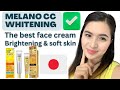 HOW TO USE MELANO CC WHITENING CREAM: Made in Japan