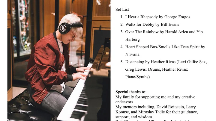 Heather Rivas Solo Jazz Piano Concert