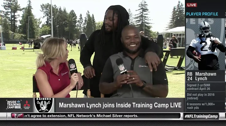Marshawn Lynch hilarious training camp interview