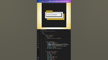 Input Field with Hover Animation | HTML CSS