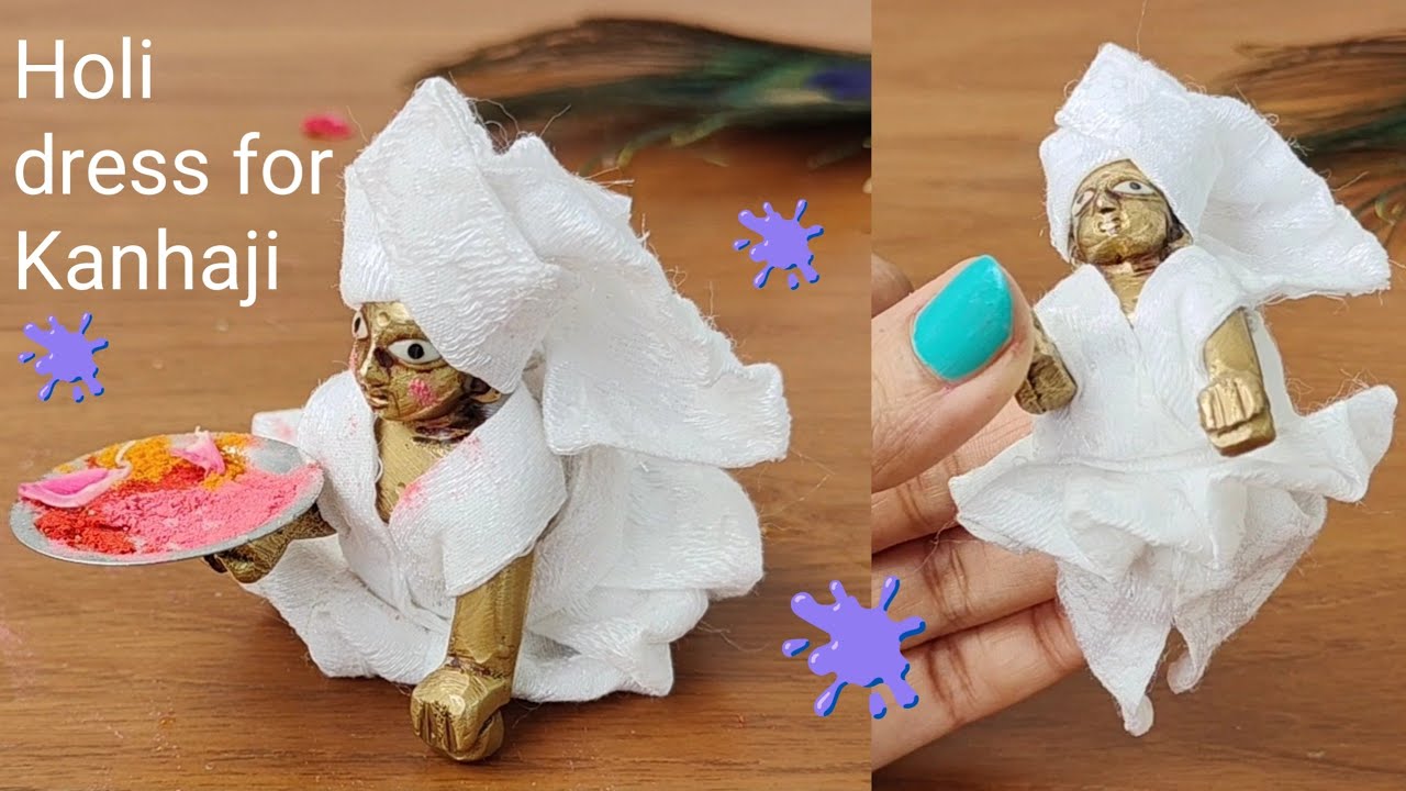 कान्हाजी बहुत सुंदर होली 🫟 वाली ड्रेस /no.2 & 3 size ke Kanhaji ke liye holi special dress 🤗