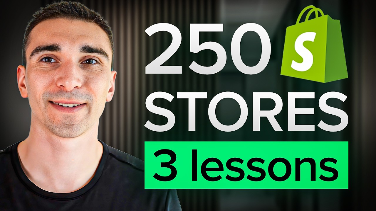 Video thumbnail for I Scanned 250 Shopify Stores, You Won’t Believe What I Found