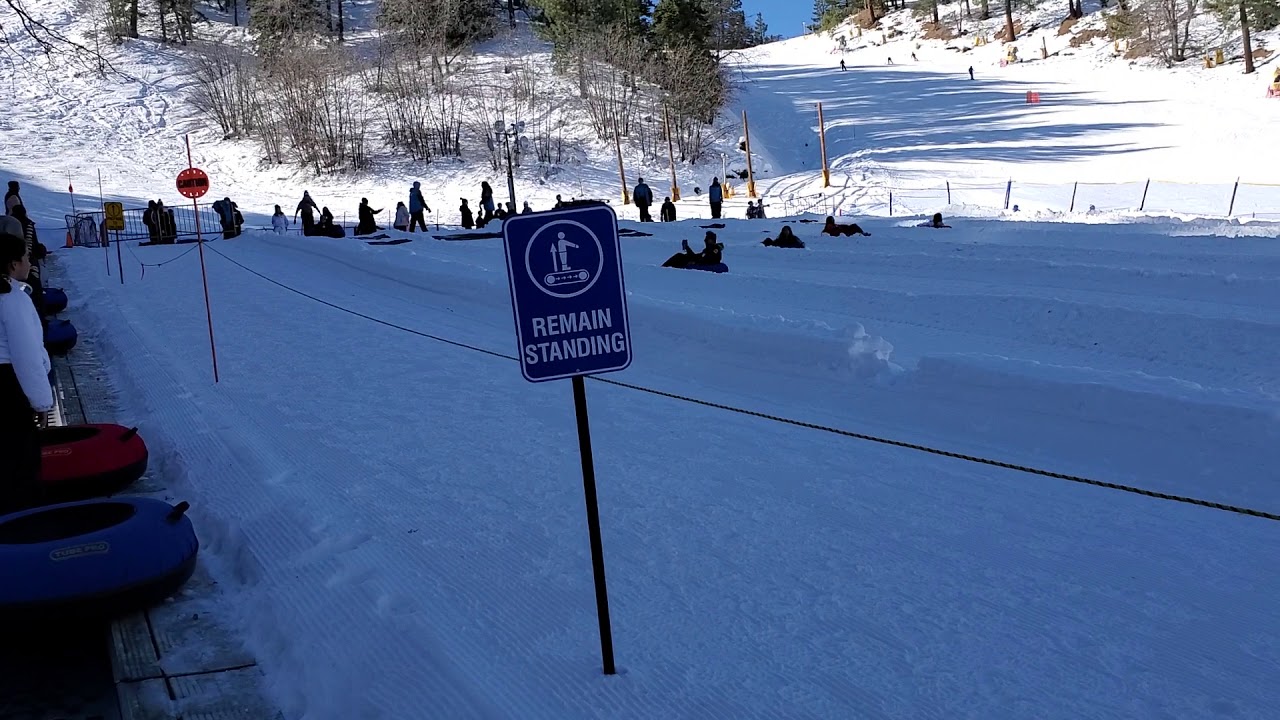 Snow tube in wrightwood mtn high 2020 YouTube