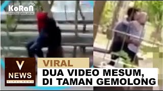 Viral..!!! 2 Video Mesum, di Taman Edupark Gemolong Sragen | V-News