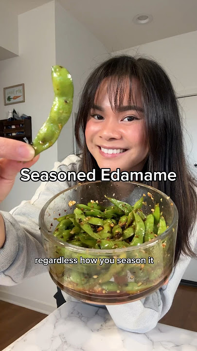 Seasoned Edamame #snacks