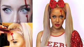 HALLOWEEN DEAD / ZOMBIE CHEERLEADER TRASFORMATION | ELLIE KING