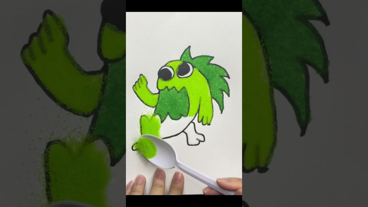 Stinky Joel with sand drawing from Garten of Banban chapter3. 