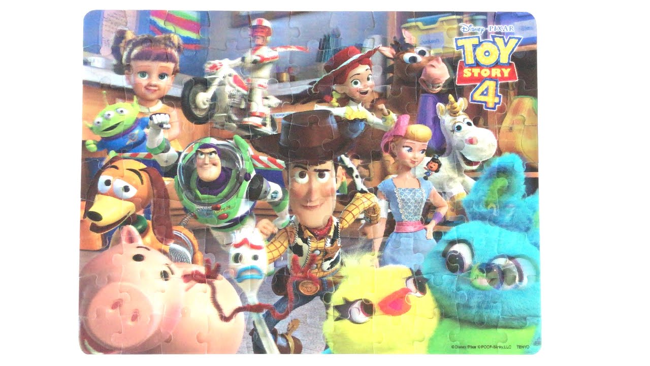 TOY STORY 4 3D puzzle art 3D modeling characters art puzzle game