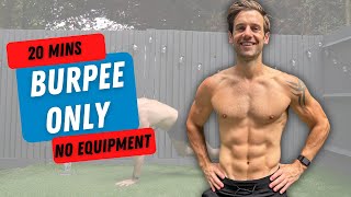 20 Minute FULL BODY BURPEE ONLY Workout! screenshot 4