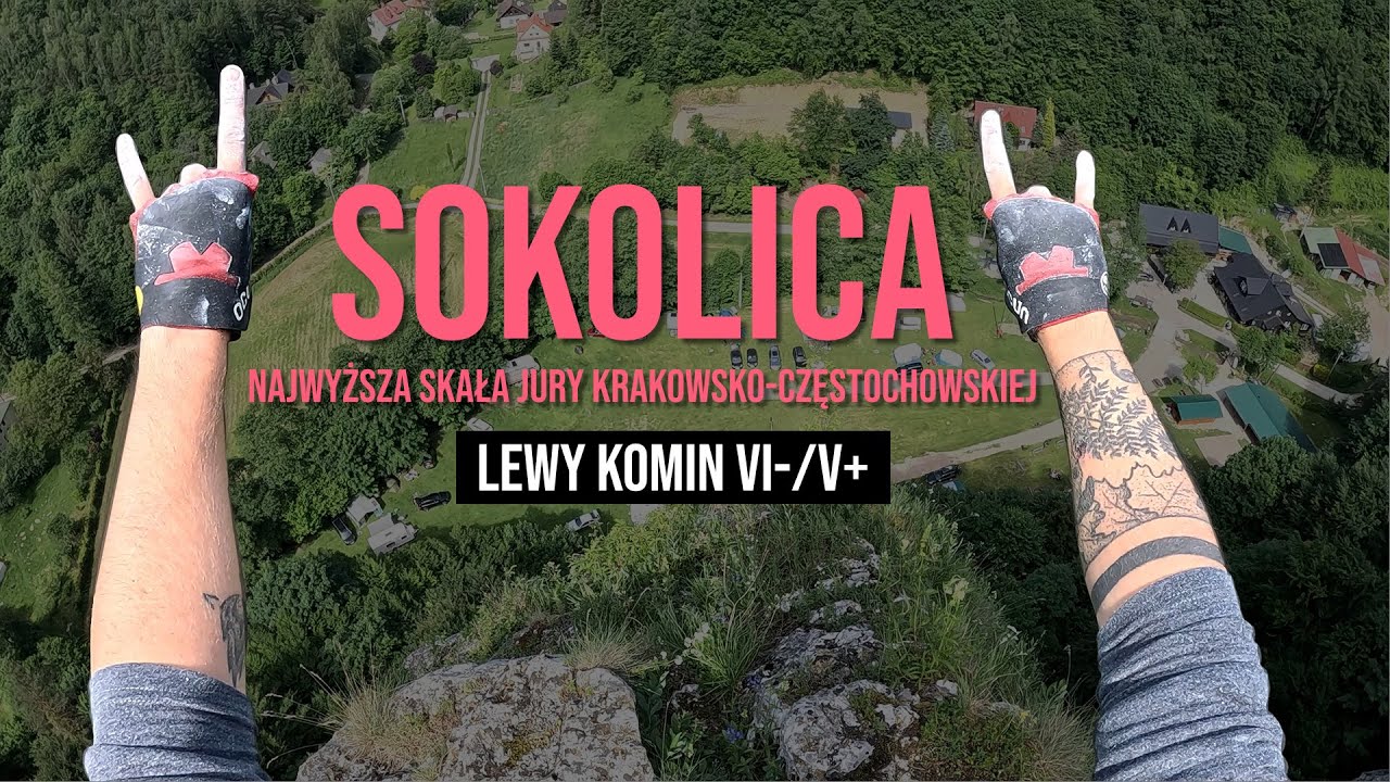 Jura Południowa | Sokolica | Lewy Komin VI-/V+ | ENG SUB | 4K