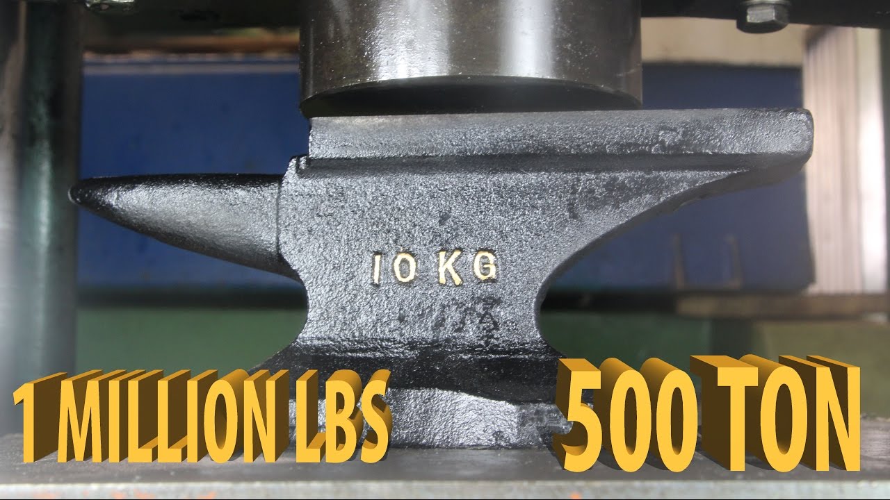 Experiment Youtubes Strongest Hydraulic Press The Crusher YouTube