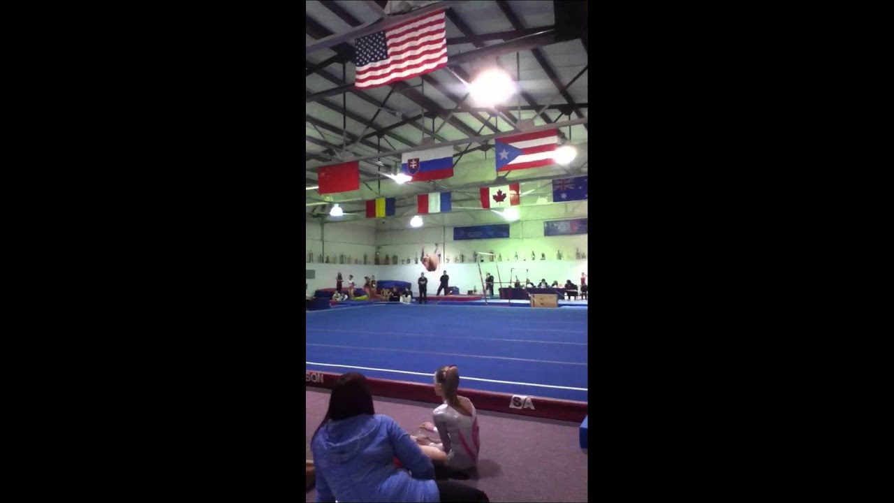 Silver Level 5 gymnastics floor routine YouTube