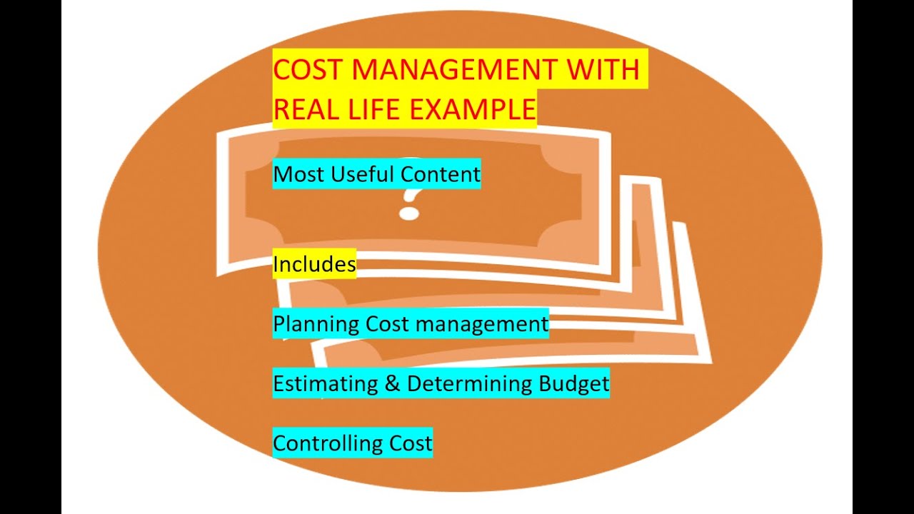 Cost Management Real Life Example Proven Methods YouTube