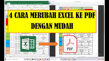 4 CARA MERUBAH EXCEL KE PDF DENGAN MUDAH