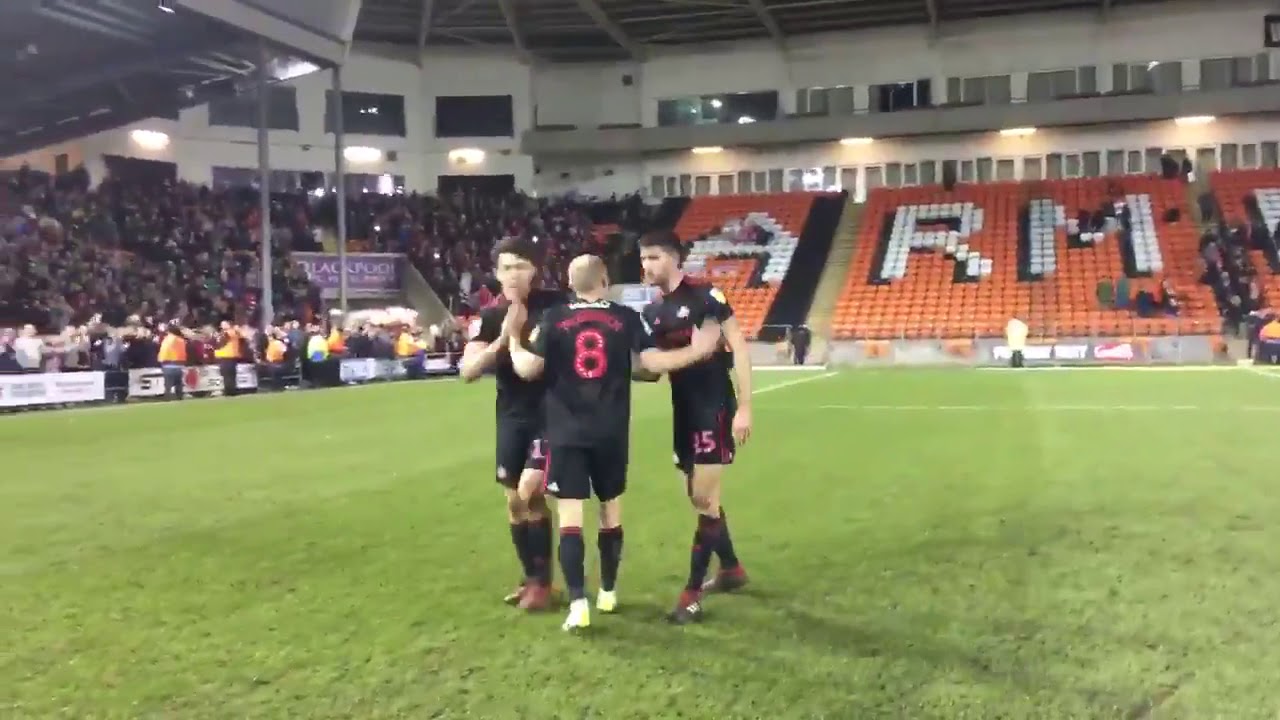 Sunderland fans at Blackpool 👏🔥
