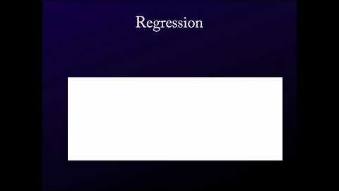 Intro. to Statistics for the Social Sciences - On Regression