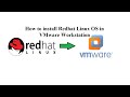 How to install Red hat Linux operating system on VMware Workstation [2023] OS install VM