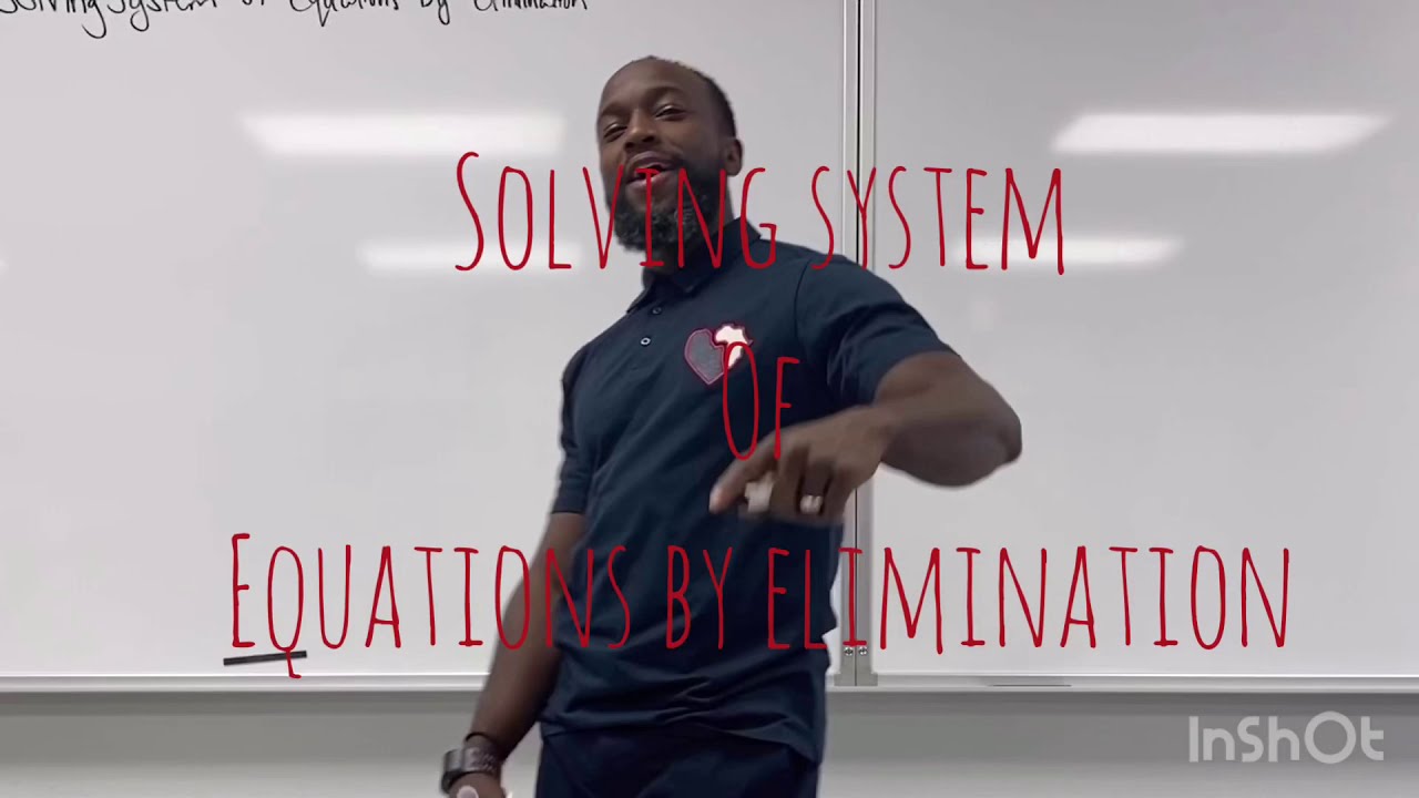 Algebra | Solving Systems of Equations | Elimination Method - YouTube