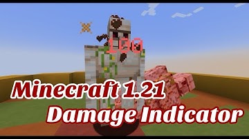 Minecraft 1.21 Damage Indicator (Customizable) +Download