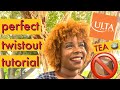 👩🏾‍🦱My PERFECT 4C twistout &amp; Ulta order tea 🍵