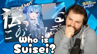 G.O.T Games REACTS to an Intro to Hoshimachi Suisei {The Abandoned VTuber That Made It}