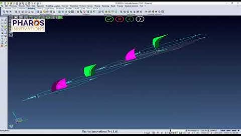 VISI   Surfaces Example – 17   Surface Design   Trim Faces–Faces   Blend Between Faces   SJ