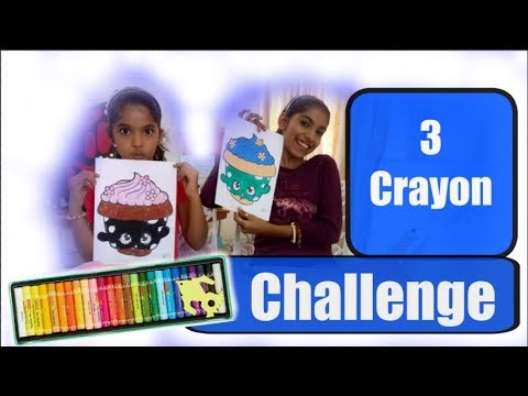 3 Crayon Challenge !!! | Kids Happiness - YouTube