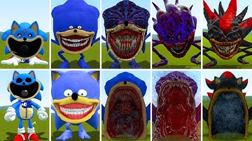 EVOLUTION OF ALL NEW SONIC SMILING CRITTERS POPPY PLAYTIME CHAPTER 3 In Garry