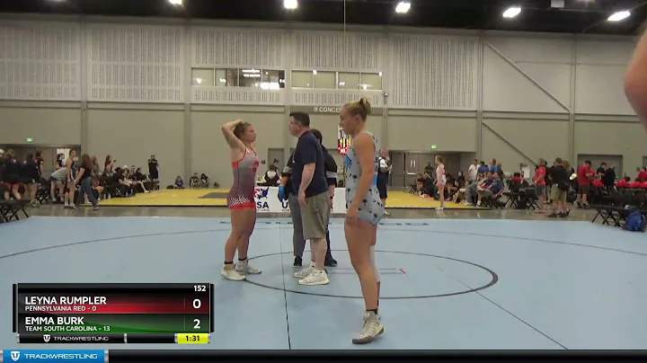 [boutNo] 152 Leyna Rumpler Pennsylvania Red Vs Emm...