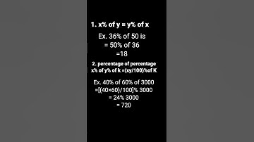 percentage short cut formulas for Data interpretation questions #quantitative aptitude #math