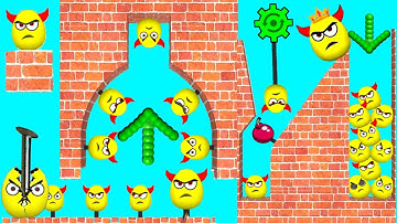 Draw to Smash / Level 125. Games / ASMR Gameplay