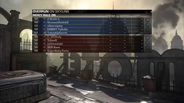 Gears Of War Judgment Overrun - Ranked On Skyline