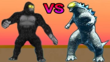 KING KONG vs GODZILLA in Kaiju Run - Double Game