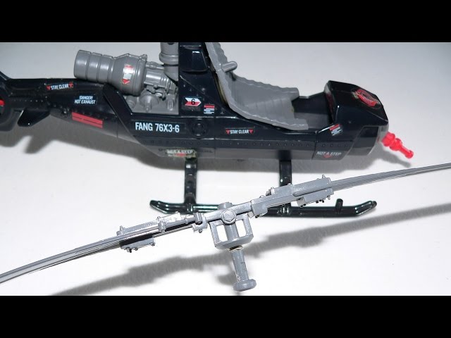 1983 Cobra FANG Rotor Repair G.I. Joe Tips - YouTube