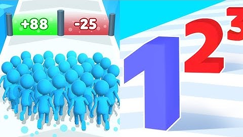 Number Master vs Count Master - ASMR games ( New Update ) Max level, All Max level Gameplay 