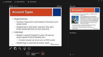 Webinar: Getting Started with Bookshare - May 20, 2020