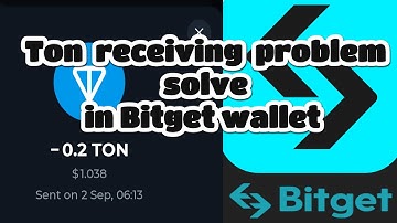 Ton is not received in Bitget wallet problem solve | Fix bitget problem