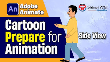 How to Prepare Cartoon Character for Animation in Adobe Animate | Step-by-Step Guide 🎨 2D Animation
