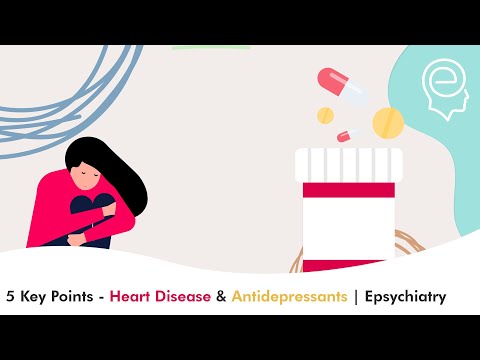 5 Key Points - Heart Disease & Antidepressants | Epsychiatry