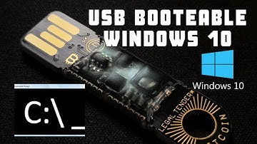 Crear Usb Boot Windows 7/10 sin programas