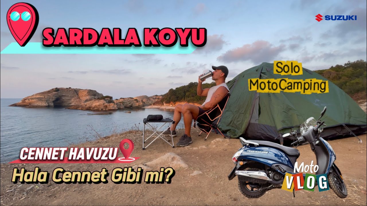 Sardala Koyu Moto Camping #suzuki #address125 