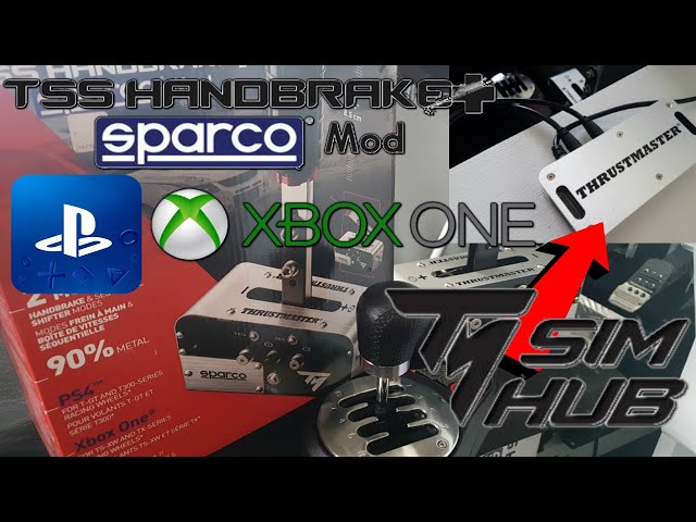 TSS Handbrake Sparco Mod PS4 y Xbox One y TM SimHub