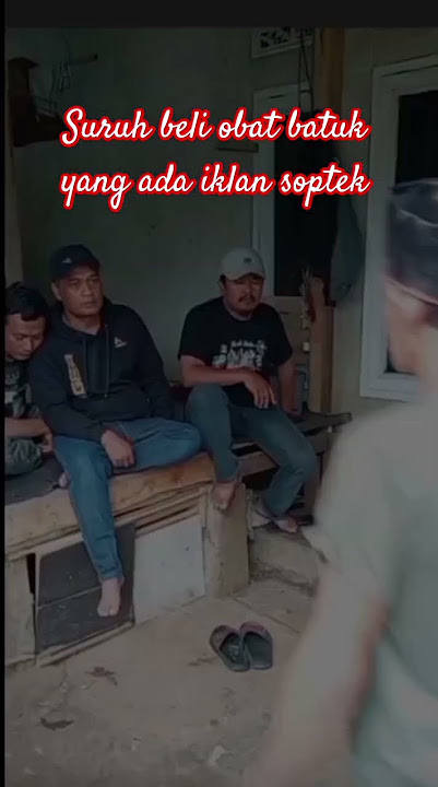 di suruh beli obat yang ada iklan soptek #jangkauanluas #semuaorang @Sorotan