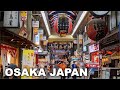 Osaka, Kuromon Ichiba Market - Most Famous Food Market [4K 60p] POV
