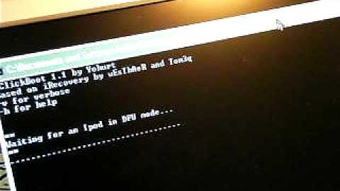 How to unbrick or turn back on ipod/iphone after jailbreaking when ipod is showing black screen