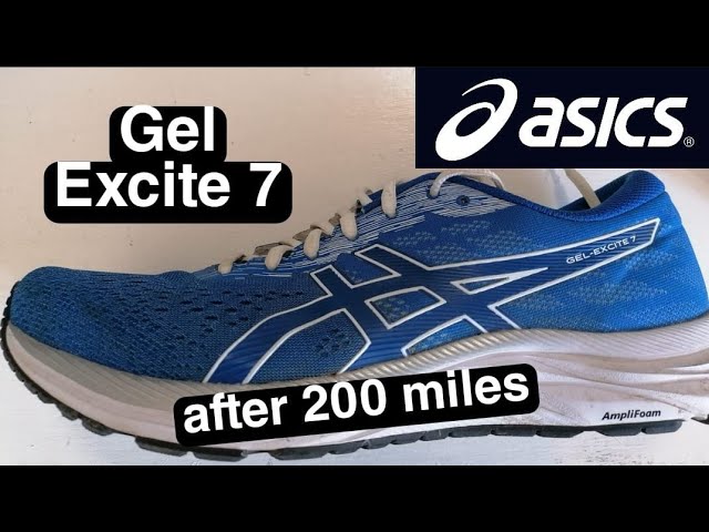 Asics Gel Excite 7 After 200 Miles - YouTube